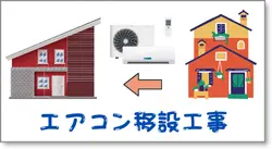 エアコン移設工事